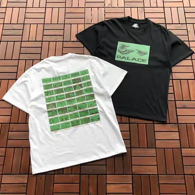 ￥~125 P🔥LA🔥E T-SHIRT 66040831 (im 185CM 80KG iwear size M in the photo)