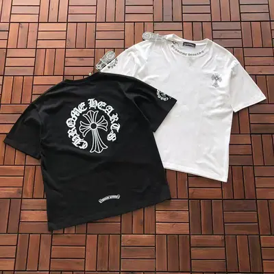 ￥~85 CH🔥OM🔥 HE🔥RTS T-SHIRT 77040842 (im 176CM 58KG iwear size M in the photo)