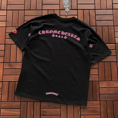 ￥~85 CH🔥OM🔥 HE🔥RTS T-SHIRT 77040851 (im 176CM 58KG iwear size M in the photo)
