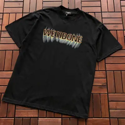 ￥~115 WE11DONE T-SHIRT 55040929 (im 185CM 70KG iwear size S in the photo)