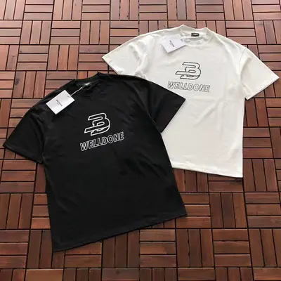 ￥~119 WE11DONE T-SHIRT 55040914 (im 185CM 70KG iwear size S in the photo)