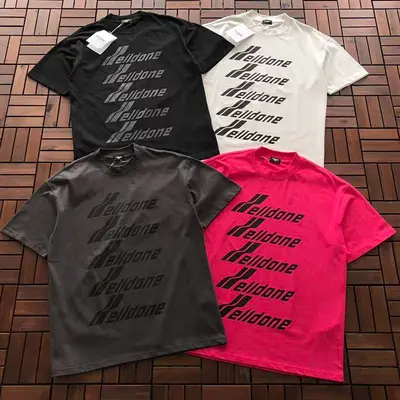 ￥~115 WE11DONE T-SHIRT 55040902 (im 185CM 70KG iwear size S in the photo)
