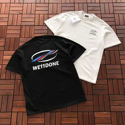 ￥~115 WE11DONE T-SHIRT 55040927 (im 185CM 70KG iwear size S in the photo)