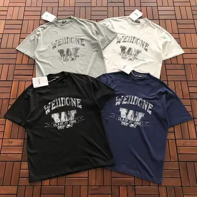 ¥~115 WE11DONE T-SHIRT 55040905 (im 185CM 70KG iwear size S in the photo)