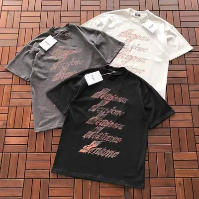 ￥~119 WE11DONE T-SHIRT 55040918 (im 185CM 70KG iwear size S in the photo)
