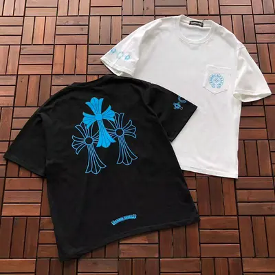 ￥~86 CH🔥OM🔥 HE🔥RTS T-SHIRT 77041076 (im 185CM 70KG iwear size M in the photo)