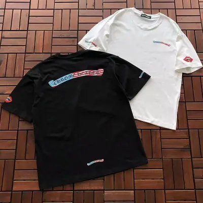 ￥~85 CH🔥OM🔥 HE🔥RTS T-SHIRT 77041035 (im 185CM 70KG iwear size M in the photo)