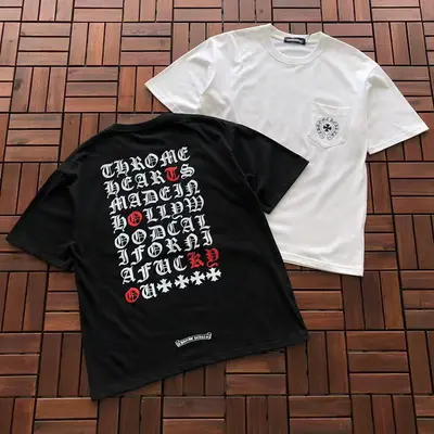 ￥~86 CH🔥OM🔥 HE🔥RTS T-SHIRT 77041048 (im 185CM 70KG iwear size M in the photo)