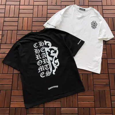 ￥~86 CH🔥OM🔥 HE🔥RTS T-SHIRT 77041083 (im 185CM 70KG iwear size M in the photo)