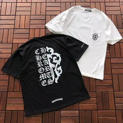 ￥~86 CH🔥OM🔥 HE🔥RTS T-SHIRT 77041080 (im 185CM 70KG iwear size M in the photo)