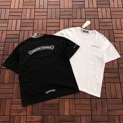 ￥~85 CH🔥OM🔥 HE🔥RTS T-SHIRT 77041077 (im 185CM 70KG iwear size M in the photo)