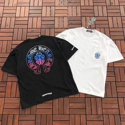 ￥~86 CH🔥OM🔥 HE🔥RTS T-SHIRT 77041062 (im 185CM 70KG iwear size M in the photo)