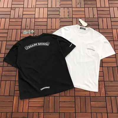 ￥~86 CH🔥OM🔥 HE🔥RTS T-SHIRT 77041070 (im 185CM 70KG iwear size M in the photo)
