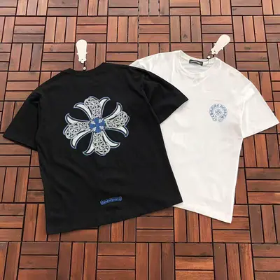 ￥~85 CH🔥OM🔥 HE🔥RTS T-SHIRT 77041066 (im 185CM 70KG iwear size M in the photo)
