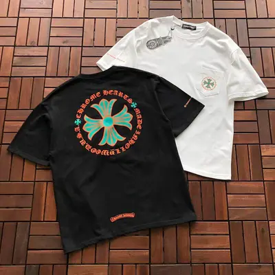 ￥~86 CH🔥OM🔥 HE🔥RTS T-SHIRT 77041060 (im 185CM 70KG iwear size M in the photo)
