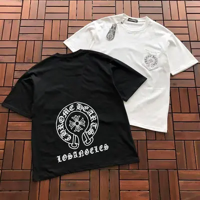 ￥~86 CH🔥OM🔥 HE🔥RTS T-SHIRT 77041057 (im 185CM 70KG iwear size M in the photo)
