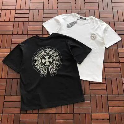 ￥~86 CH🔥OM🔥 HE🔥RTS T-SHIRT 77041073 (im 185CM 70KG iwear size M in the photo)