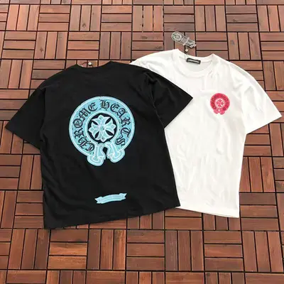 ￥~85 CH🔥OM🔥 HE🔥RTS T-SHIRT 77041072 (im 185CM 70KG iwear size M in the photo)