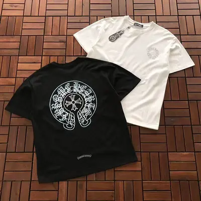 ￥~86 CH🔥OM🔥 HE🔥RTS T-SHIRT 77041043 (im 185CM 70KG iwear size M in the photo)
