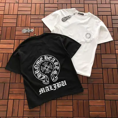 ￥~86 CH🔥OM🔥 HE🔥RTS T-SHIRT 77041036 (im 185CM 70KG iwear size M in the photo)