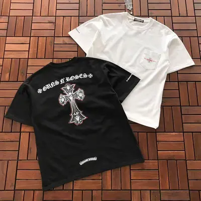 ￥~86 CH🔥OM🔥 HE🔥RTS T-SHIRT 77041026 (im 185CM 70KG iwear size M in the photo)