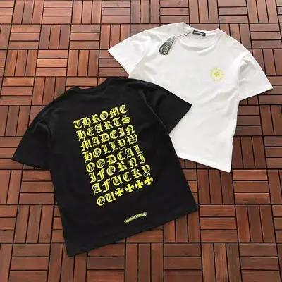 ￥~85 CH🔥OM🔥 HE🔥RTS T-SHIRT 77041030 (im 185CM 70KG iwear size M in the photo)