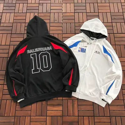 ￥~236 B🔥L🔥🔥🔥IA🔥A & NBA HOODIE 77041106 (im 185CM 70KG iwear size 2 in the photo)