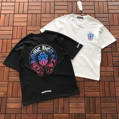 ￥~85 CH🔥OM🔥 HE🔥RTS T-SHIRT 77041021 (im 185CM 70KG iwear size M in the photo)