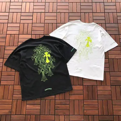 ￥~86 CH🔥OM🔥 HE🔥RTS T-SHIRT 77041013 (im 185CM 70KG iwear size M in the photo)