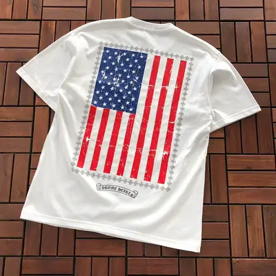 ￥~86 CH🔥OM🔥 HE🔥RTS T-SHIRT 77041088 (im 185CM 70KG iwear size M in the photo)