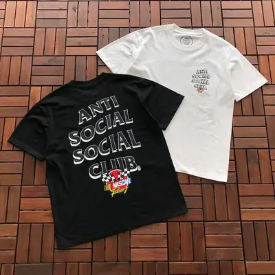 ￥~85 ANTI SOCIAL SOCIAL CLUB T-SHIRT 55041118 (im 185CM 70KG iwear size M in the photo)
