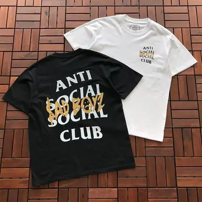 ￥~85 ANTI SOCIAL SOCIAL CLUB T-SHIRT 55041113 (im 185CM 70KG iwear size M in the photo)