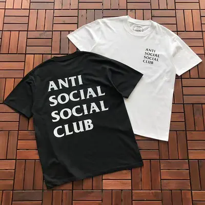 ￥~85 ANTI SOCIAL SOCIAL CLUB T-SHIRT 55041108 (im 185CM 70KG iwear size M in the photo)