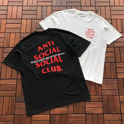￥~85 ANTI SOCIAL SOCIAL CLUB T-SHIRT 55041107 (im 185CM 70KG iwear size L in the photo)