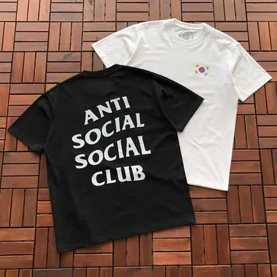 ￥~85 ANTI SOCIAL SOCIAL CLUB T-SHIRT 55041105 (im 185CM 70KG iwear size L in the photo)
