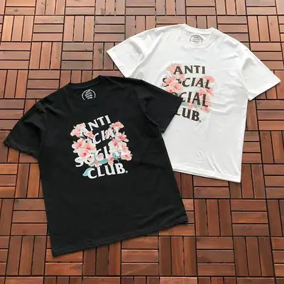 ￥~85 ANTI SOCIAL SOCIAL CLUB T-SHIRT 55041103 (im 185CM 70KG iwear size L in the photo)