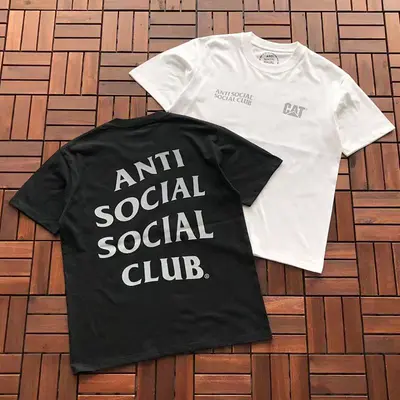 ￥~85 ANTI SOCIAL SOCIAL CLUB T-SHIRT 55041101 (im 185CM 70KG iwear size M in the photo)