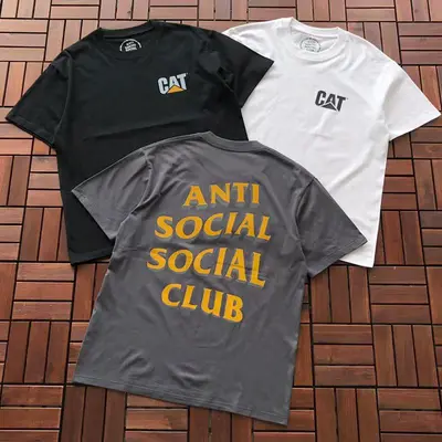 ￥~85 ANTI SOCIAL SOCIAL CLUB T-SHIRT 55041216 (im 185CM 70KG iwear size M in the photo)