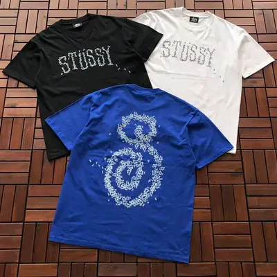 ￥~85 ST🔥S🔥Y T-SHIRT 55041210 (im 185CM 70KG iwear size M in the photo)
