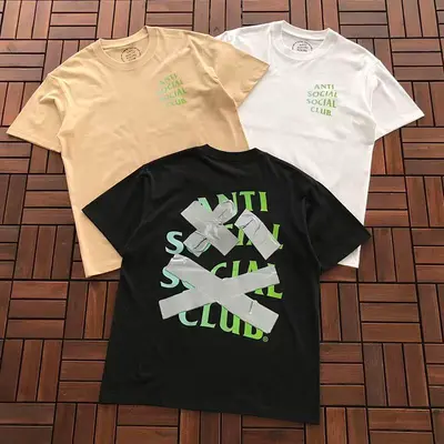 ￥~85 ANTI SOCIAL SOCIAL CLUB T-SHIRT 55041214 (im 185CM 70KG iwear size M in the photo)
