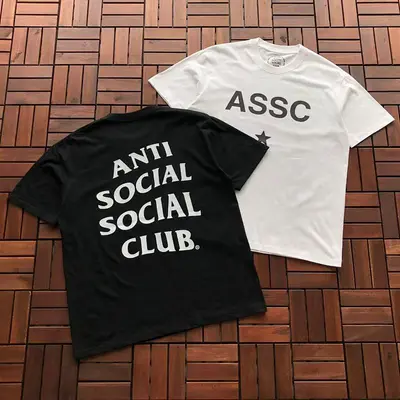 ￥ ~ 85 ANTI SOCIAL SOCIAL CLUB T-SHIRT 55041248 (im 185CM 70KG iwear size L in the photo)