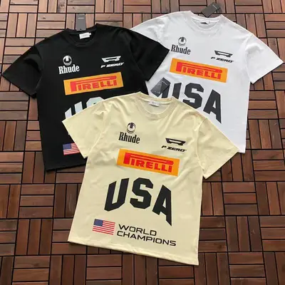 ￥~99 R🔥U🔥E & PIRELLI T-SHIRT 77041203 (im 180CM 68KG iwear size S in the photo)