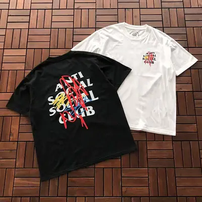 ￥~85 ANTI SOCIAL SOCIAL CLUB T-SHIRT 55041224 (im 185CM 70KG iwear size L in the photo)
