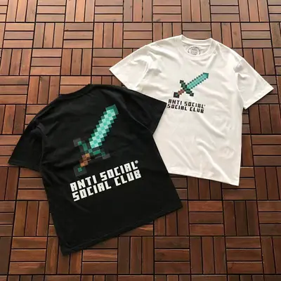 ￥~85 ANTI SOCIAL SOCIAL CLUB T-SHIRT 55041220 (im 185CM 70KG iwear size M in the photo)