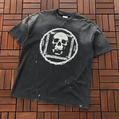 ￥~115 SAINT MICHAEL T-SHIRT 55041322 (im 185CM 70KG iwear size S in the photo)