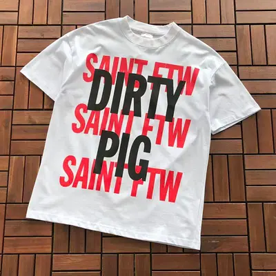 ￥~109 SAINT MICHAEL T-SHIRT 55041330 (im 185CM 70KG iwear size S in the photo)