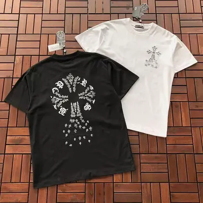 ￥~119 CH🔥OM🔥 HE🔥RTS T-SHIRT 77041317 (im 185CM 80KG iwear size L in the photo)
