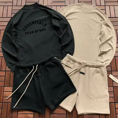 TOP￥125 PANTS￥125 FOG LONG-SLEEVE SHORTS FLEECE 88041310 (im 185CM 80KG iwear size S in the photo)