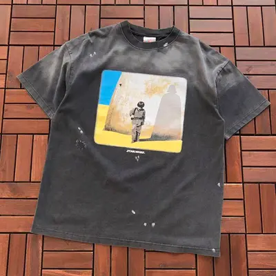 ￥~115 SAINT MICHAEL T-SHIRT 55041323 (im 185CM 70KG iwear size S in the photo)