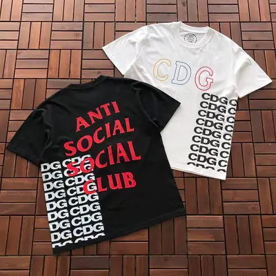 ￥~85 ANTI SOCIAL SOCIAL CLUB T-SHIRT 55041668 (im 185CM 70KG iwear size M in the photo)